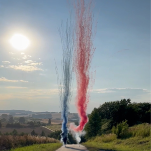 Kolorowe miny dymne Wrocław Event Magic